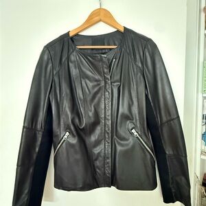 Trouve Black Leather Jacket